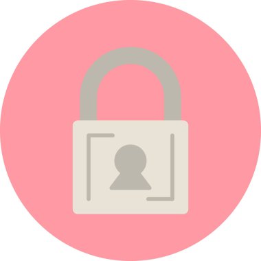 ikon vektör illüstrasyonunu kilitle