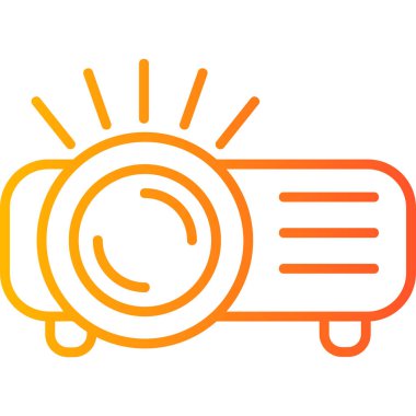 Projector web icon vector illustration