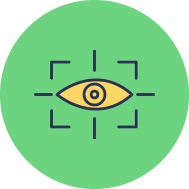 Vision icon modern vector illustration