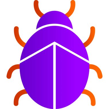 Böcek. Web simgesi basit tasarım