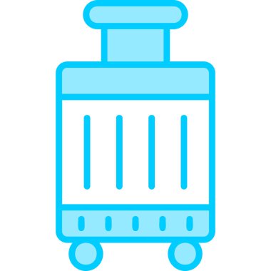 Çanta. Web simgesi vektör illüstrasyonu