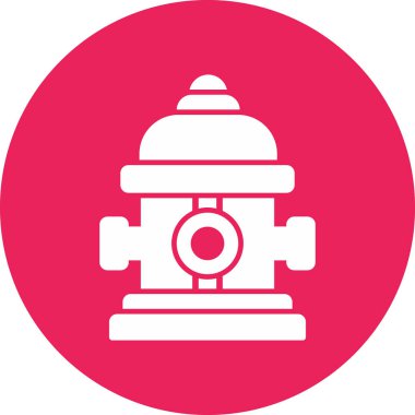 Yangın musluğu modern ikon vektör çizimi