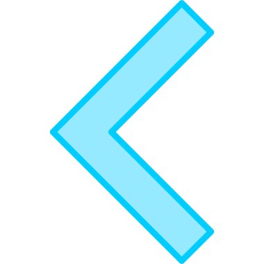 Tek bir sembol simgesinin vektör çizimi