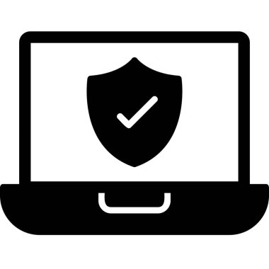 Bilgisayar. Web simgesi basit illüstrasyon