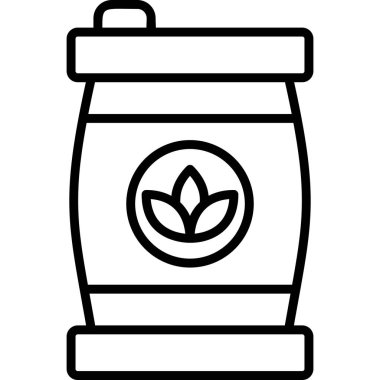 Fıçı modern simge vektör illüstrasyonu