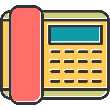 telefon simgesi vektör illüstrasyonu