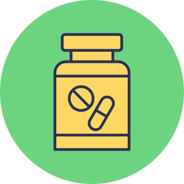 hap ikonu vektör illüstrasyonu