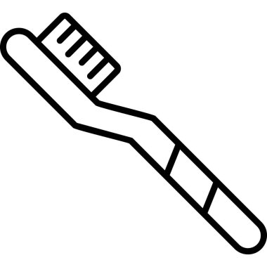 toothbrush icon. simple illustration for web