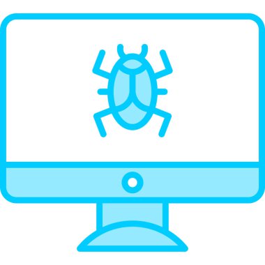 Virus Detective icon modern vector illustration