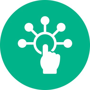 seo modern simgesinin vektör illüstrasyonu