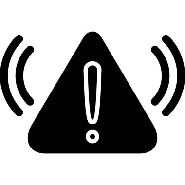 uyarı simgesi vektör illüstrasyonu