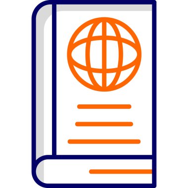 World Book icon modern vector illustration