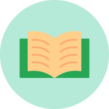 Open Book web icon, vector illustration