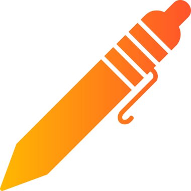 ballpoint pen. web icon simple illustration