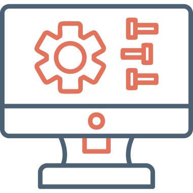 Ayarlama. Web simgesi basit tasarım