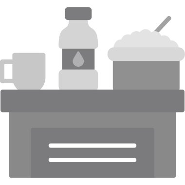 Gıda Bağışı ikonunun vektör illüstrasyonu