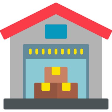 Bina. Web simgesi basit tasarım