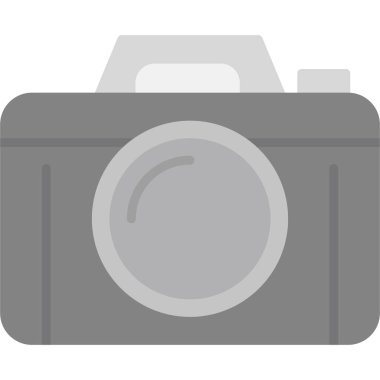 Kamera. Web simgesi basit illüstrasyon