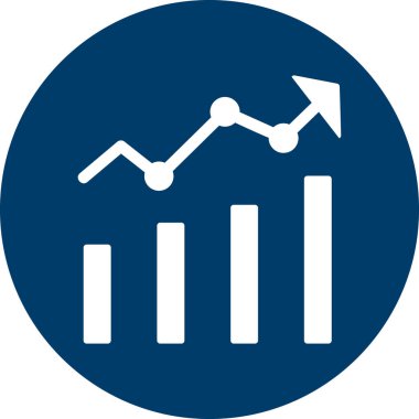 Grafik Analitiği. Web simgesi basit illüstrasyon