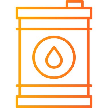 Petrol varil simge vektör çizim