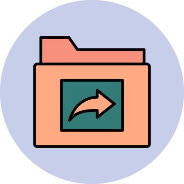 folder icon, web simple illustration