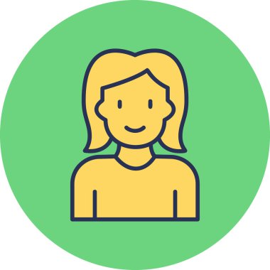 İnsan simgesinin vektör illüstrasyonu