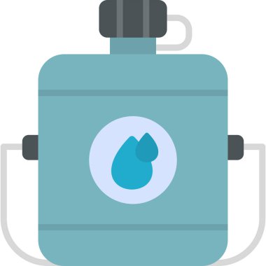 Kantin çöl modern simgesi, vektör illüstrasyonu 