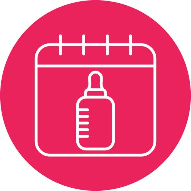 Takvim simgesi, vektör illüstrasyonu basit tasarım