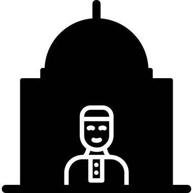 Worship web icon vector illustration