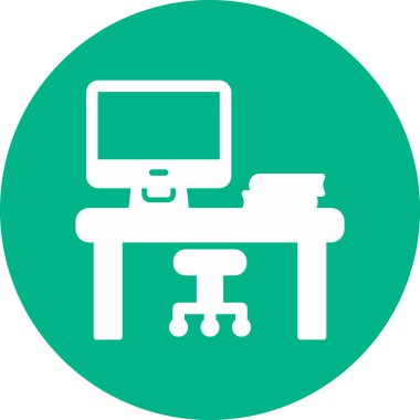 masa web simgesi basit illüstrasyon