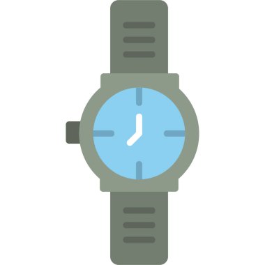 Kol saati. Web simgesi vektör illüstrasyonu