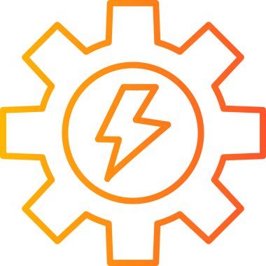 Güç Ağı simgesi basit illüstrasyon