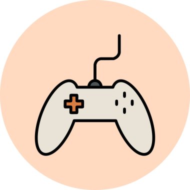 Denetleyici grafik illüstrasyon, video oyunu eğlencesi