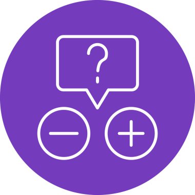 Karar verme. Basit illüstrasyon