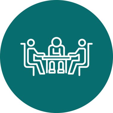 İnsan simgesinin vektör illüstrasyonu