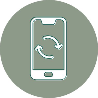 Smartphone Simgesi, vektör illüstrasyonu