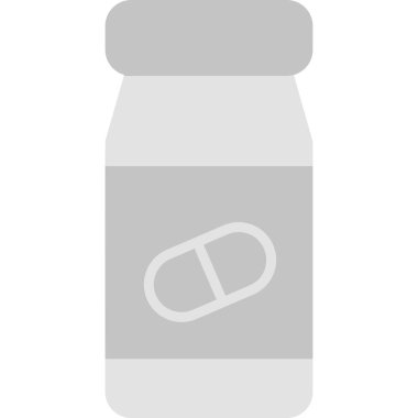 Pills bottle modern vector icon illustration