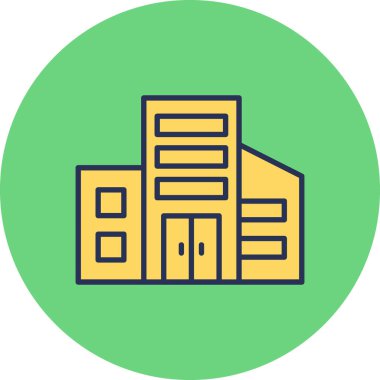 Yapı mimarisinin grafik illüstrasyonu