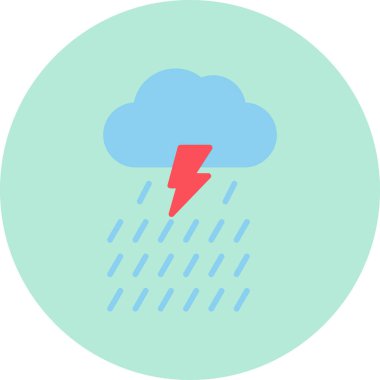Rain modern vector icon illustration