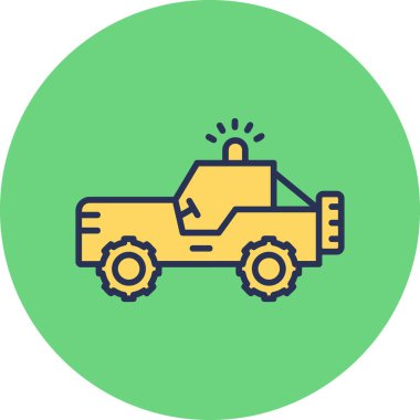 Bir kamyon simgesinin çizimi