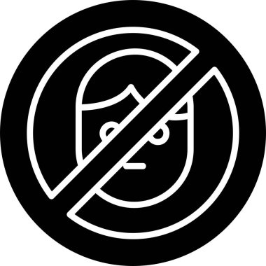 Takip eden modern simge yok, vektör illüstrasyonu