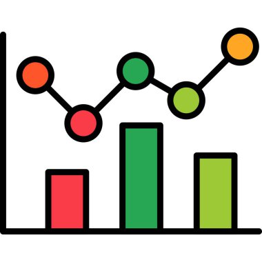 Bar Chart. web icon simple design