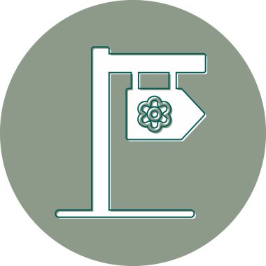 Yönlendirme işaretinin basit web illüstrasyonu 