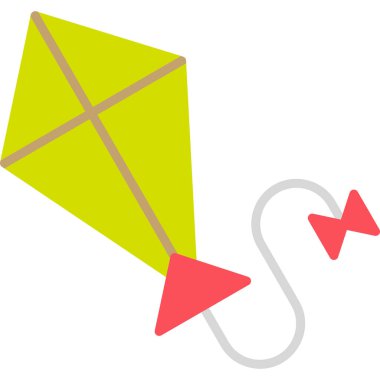 Uçurtma. Web simgesi basit tasarım 