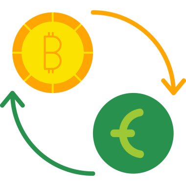 Para Birimi Değişimi, basit web simgeleri 