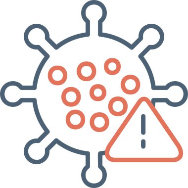 Virus icon modern vector illustration 