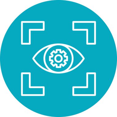 Vision icon modern vector illustration