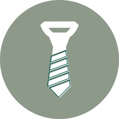 Kravat. Web simgesi basit tasarım