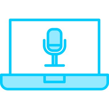 Bilgisayar. Web simgesi basit illüstrasyon