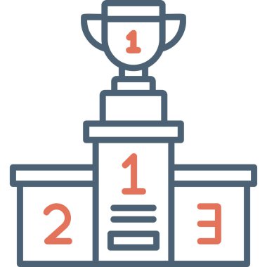 Kupa. Web simgesi basit tasarım